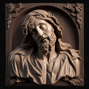 3D model jesus christ (STL)